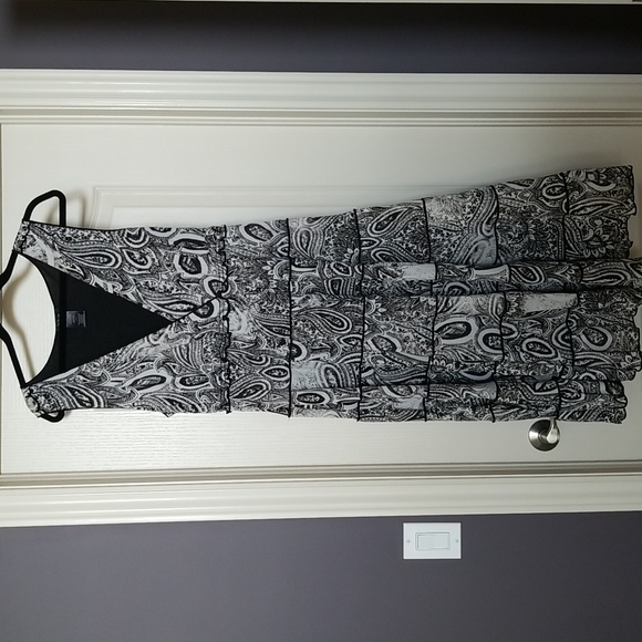 V-Neck Midi Dress, 2X - Picture 1 of 5